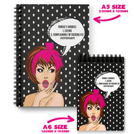 Personalised Hobbies Notebook